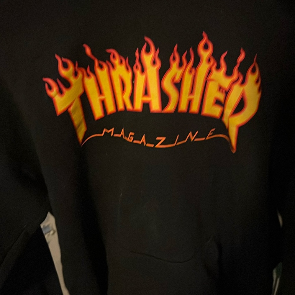 Thrasher doesn’t fit been in the closet for years hasn’t been really worn